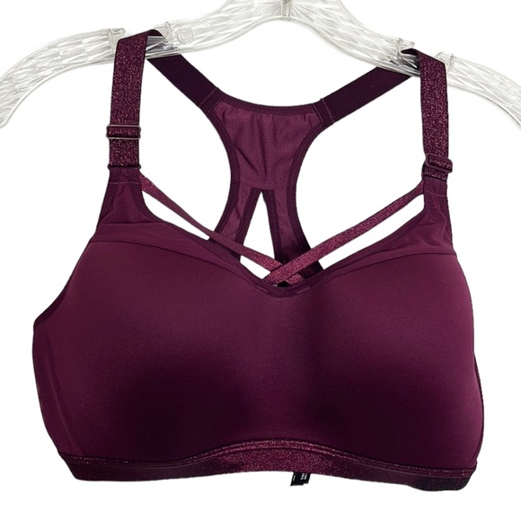 Victoria's Secret Other - Victoria's Sport Incredible Lightweight Max Sports Bra Women's 38C Burgundy